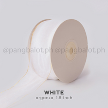 Load image into Gallery viewer, Ribbon: ORGANZA, Plain - 1 inch & 1.5 inch (PER YARD)