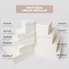 Load image into Gallery viewer, Kraftbox: CREAM (regular & window)