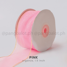 Load image into Gallery viewer, Ribbon: ORGANZA, Plain - 1 inch & 1.5 inch (PER YARD)