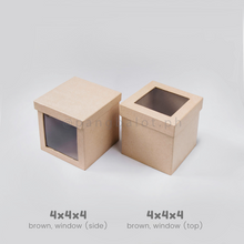 Load image into Gallery viewer, Kraftbox: BROWN (regular & window)