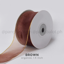 Load image into Gallery viewer, Ribbon: ORGANZA, Plain - 1 inch & 1.5 inch (PER YARD)