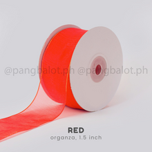 Load image into Gallery viewer, Ribbon: ORGANZA, Plain - 1 inch & 1.5 inch (PER YARD)