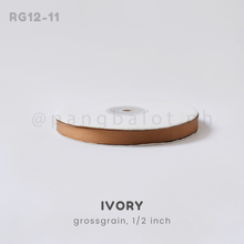 Load image into Gallery viewer, Ribbon: GROSSGRAIN, Plain - 1/2 inch (PER YARD)