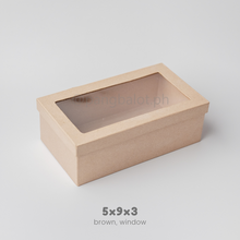Load image into Gallery viewer, Kraftbox: BROWN (regular & window)