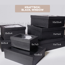 Load image into Gallery viewer, Kraftbox: BLACK (regular & window)