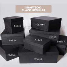 Load image into Gallery viewer, Kraftbox: BLACK (regular & window)