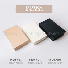 Load image into Gallery viewer, Kraftbox: 11x17x4 (brown / black / cream)