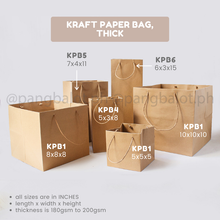 Load image into Gallery viewer, Kraft Paper Bag - THICK