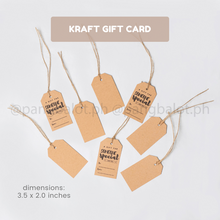 Load image into Gallery viewer, Gift Card (kraft), 300gsm