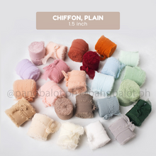 Load image into Gallery viewer, Ribbon: CHIFFON, Plain - 1.5 inch