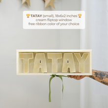 Load image into Gallery viewer, Kraftbox: LETTERS in FLIPTOP BOX (๐๐๐)