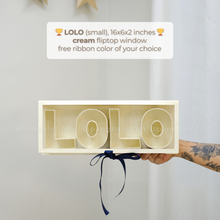 Load image into Gallery viewer, Kraftbox: LETTERS in FLIPTOP BOX (๐ฆ๐ ๐๐๐)