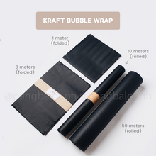 Load image into Gallery viewer, Kraft Bubble Wrap (50cm width) - 1m & 3m (folded)