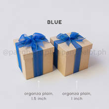 Load image into Gallery viewer, Ribbon: ORGANZA, Plain - 1 inch & 1.5 inch (PER YARD)