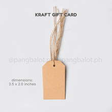 Load image into Gallery viewer, Gift Card (kraft), 300gsm