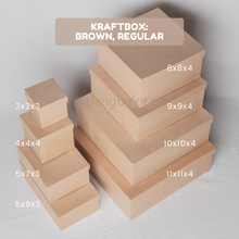 Load image into Gallery viewer, Kraftbox: BROWN (regular & window)