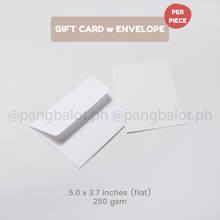 Load image into Gallery viewer, Gift Card w Envelope, 250gsm (PER PIECE)