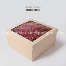 Load image into Gallery viewer, Crinkle Papers - RUBY RED (50g & 100g)