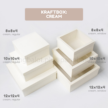 Load image into Gallery viewer, Kraftbox: CREAM (regular & window)