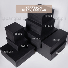 Load image into Gallery viewer, Kraftbox: BLACK (regular & window)