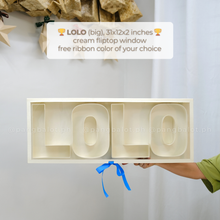 Load image into Gallery viewer, Kraftbox: LETTERS in FLIPTOP BOX (๐๐๐)