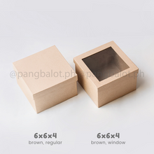Load image into Gallery viewer, Kraftbox: BROWN (regular & window)