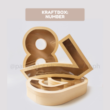 Load image into Gallery viewer, Kraftbox: NUMBERS (with window)