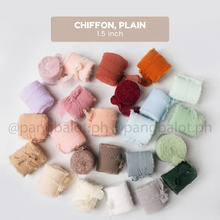 Load image into Gallery viewer, Ribbon: CHIFFON, Plain - 1.5 inch