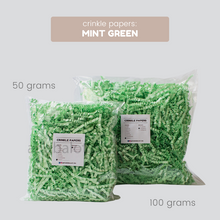 Load image into Gallery viewer, Crinkle Papers - MINT GREEN (50g & 100g)