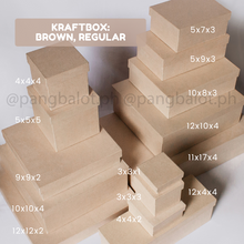 Load image into Gallery viewer, Kraftbox: BROWN (regular & window)