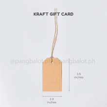Load image into Gallery viewer, Gift Card (kraft), 300gsm