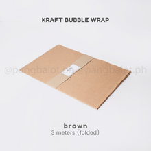 Load image into Gallery viewer, Kraft Bubble Wrap (50cm width) - 1m & 3m (folded)