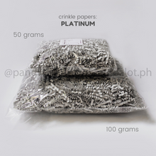 Load image into Gallery viewer, Crinkle Papers - PLATINUM (50g & 100g)