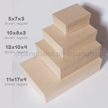 Load image into Gallery viewer, Kraftbox: BROWN (regular & window)