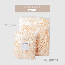 Load image into Gallery viewer, Crinkle Papers - IVORY (50g & 100g)
