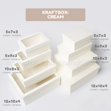 Load image into Gallery viewer, Kraftbox: CREAM (regular & window)