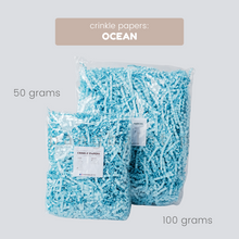 Load image into Gallery viewer, Crinkle Papers - OCEAN (50g & 100g)