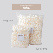 Load image into Gallery viewer, Crinkle Papers - PEARL (50g & 100g)