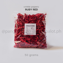 Load image into Gallery viewer, Crinkle Papers - RUBY RED (50g & 100g)