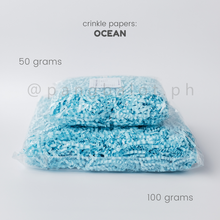 Load image into Gallery viewer, Crinkle Papers - OCEAN (50g & 100g)