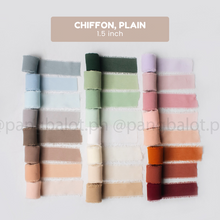 Load image into Gallery viewer, Ribbon: CHIFFON, Plain - 1.5 inch