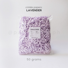 Load image into Gallery viewer, Crinkle Papers - LAVENDER (50g & 100g)