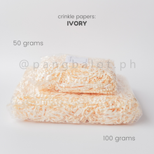 Load image into Gallery viewer, Crinkle Papers - IVORY (50g & 100g)