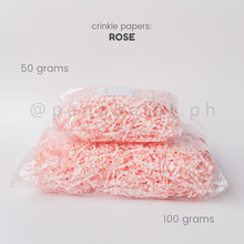Load image into Gallery viewer, Crinkle Papers - ROSE (50g & 100g)