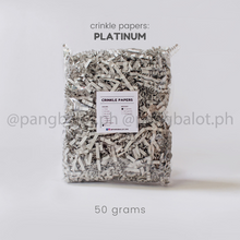 Load image into Gallery viewer, Crinkle Papers - PLATINUM (50g & 100g)