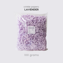 Load image into Gallery viewer, Crinkle Papers - LAVENDER (50g & 100g)