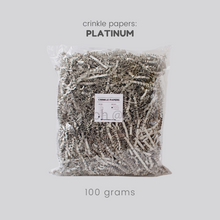 Load image into Gallery viewer, Crinkle Papers - PLATINUM (50g & 100g)