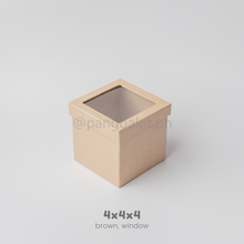 Load image into Gallery viewer, Kraftbox: BROWN (regular & window)