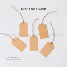 Load image into Gallery viewer, Gift Card (kraft), 300gsm