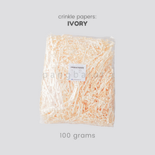 Load image into Gallery viewer, Crinkle Papers - IVORY (50g & 100g)
